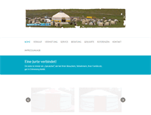 Tablet Screenshot of mongolische-jurten.com